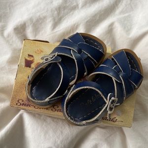 Saltwater Sandals Navy Blue Toddlers